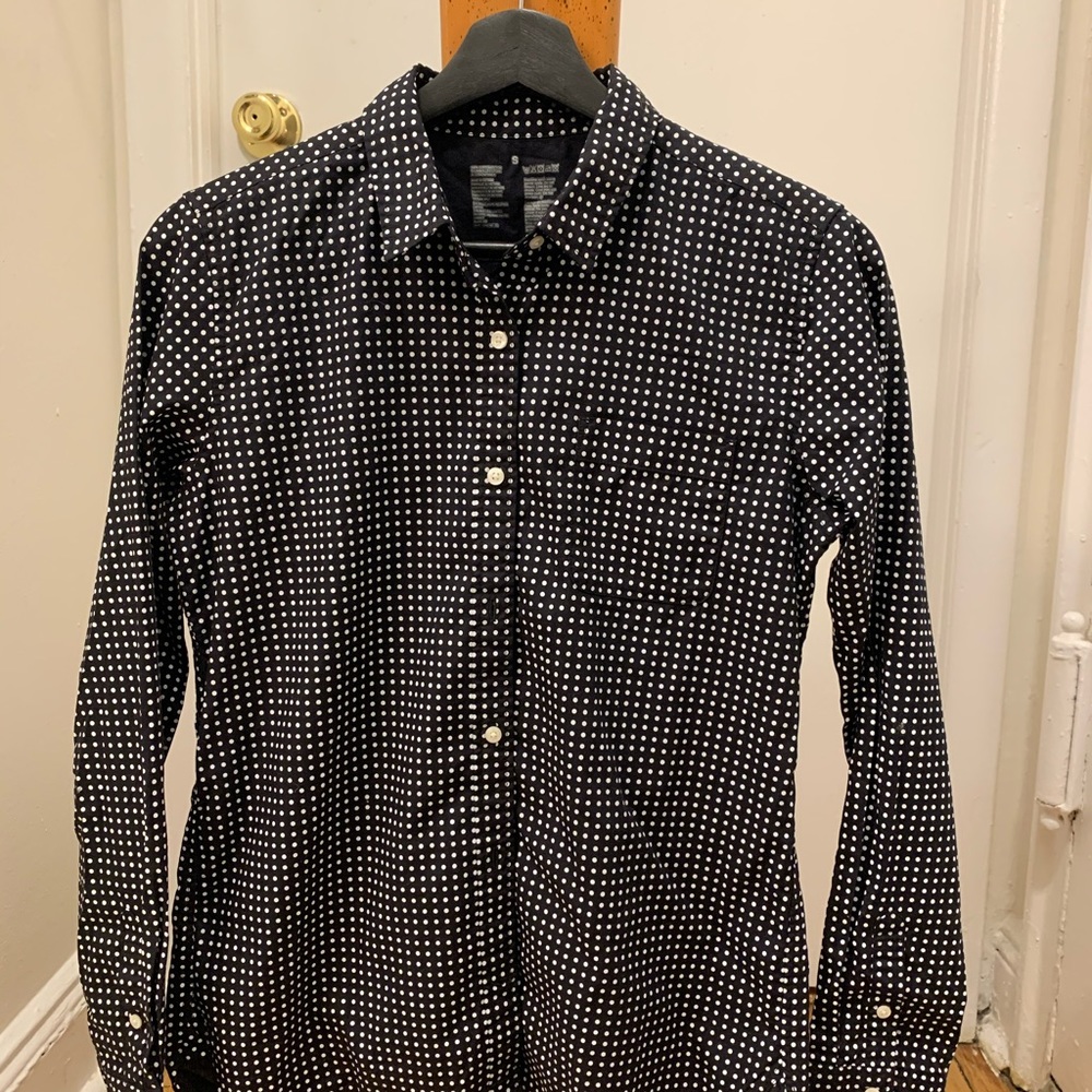 Muji Polka Dot Cotton Shirt